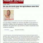 Article de France-Guyane du 17 décembre 2011